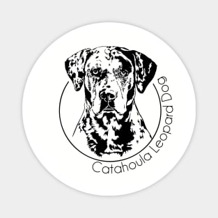 Catahoula Leopard Dog Portrait Magnet